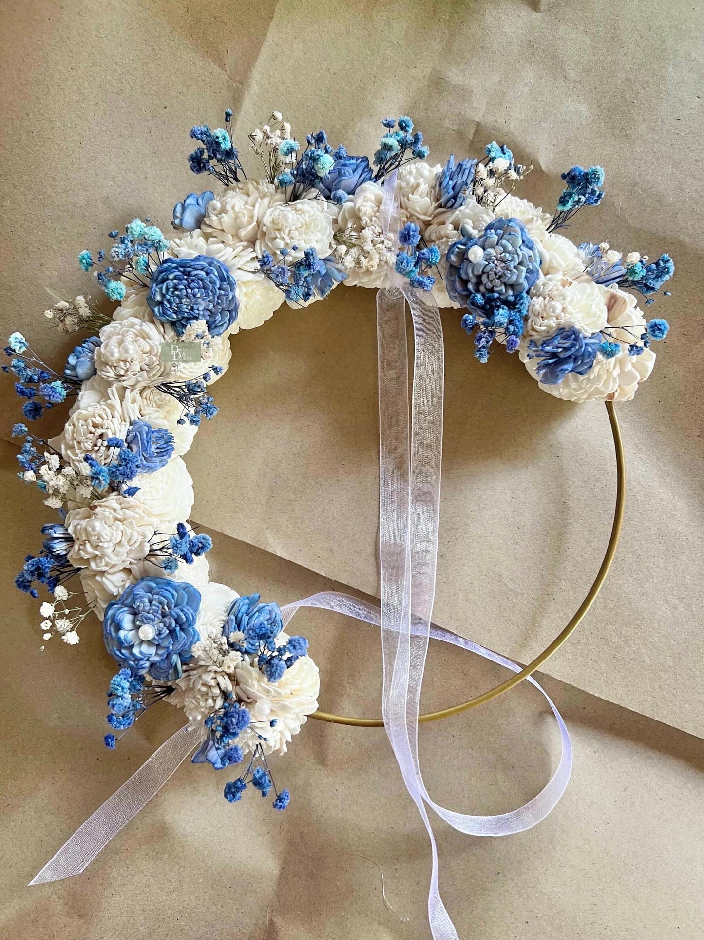 Baby Blue Sola wreath