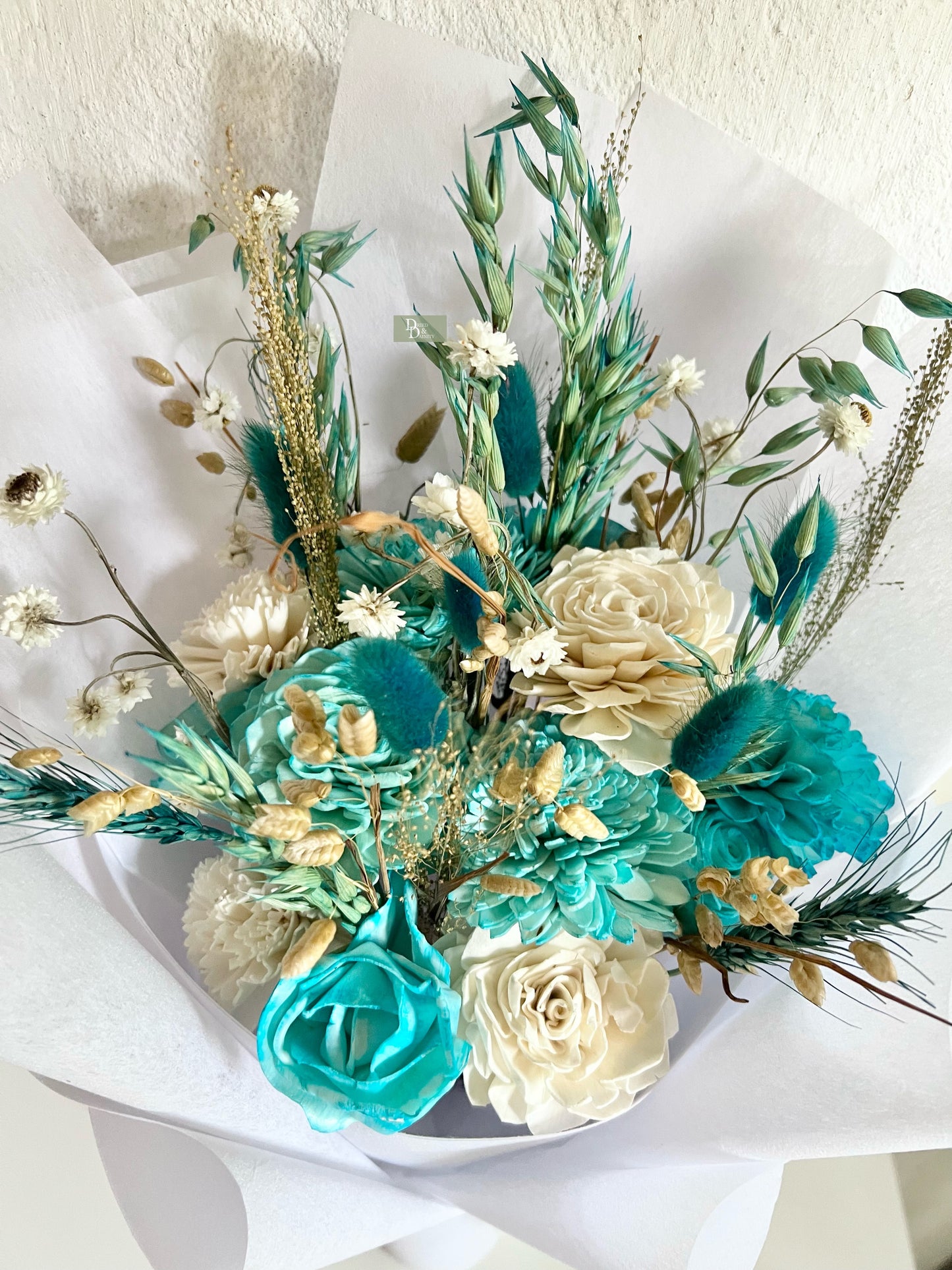 Blue Haze Bouquet/Dried Flower Bouquet.