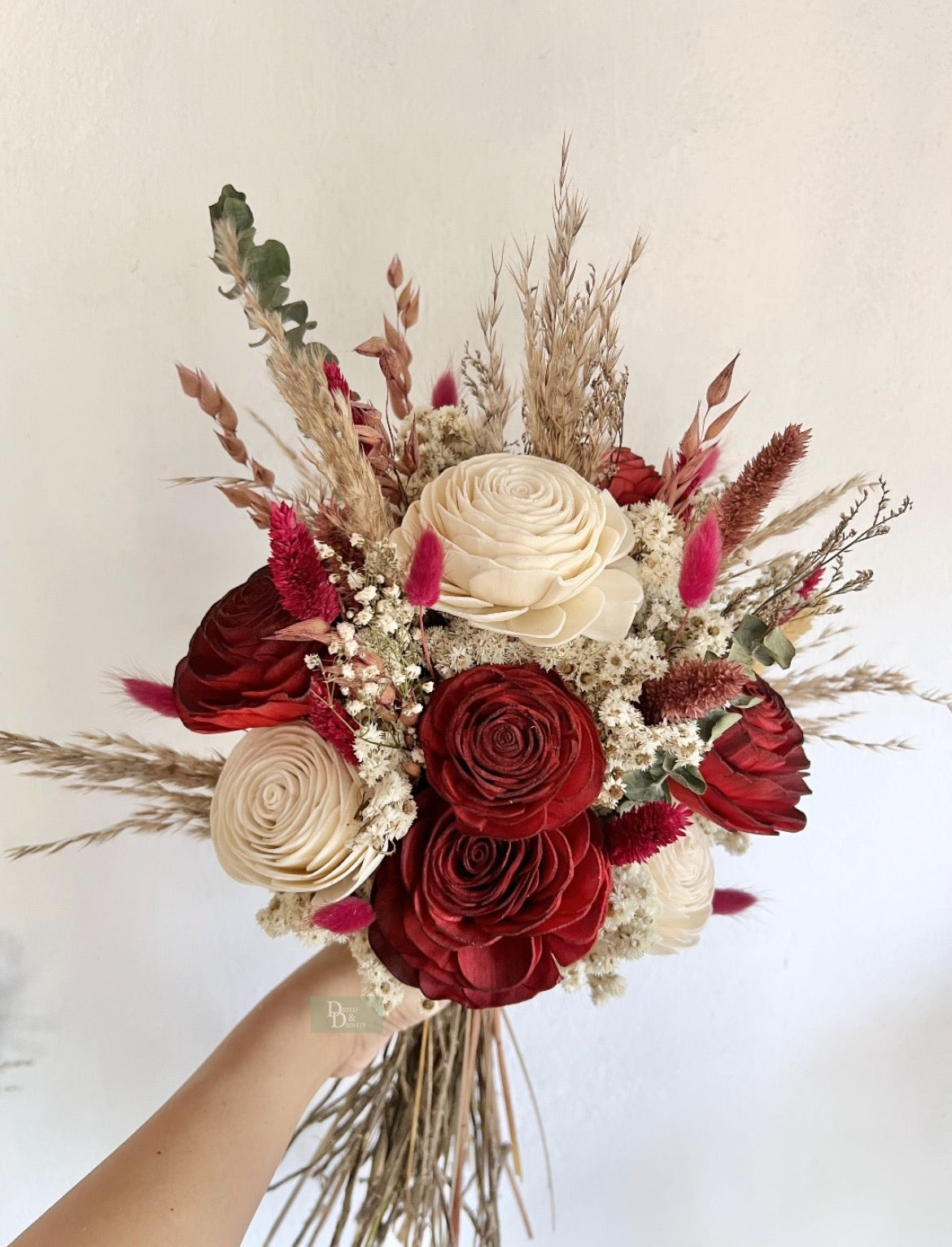 Maroon Bridal Bouquet