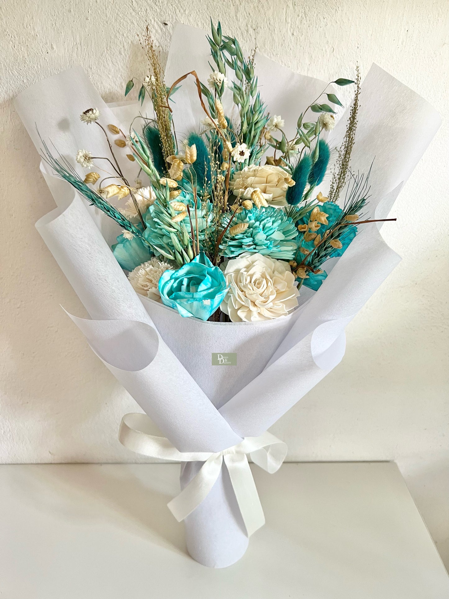Blue Haze Bouquet/Dried Flower Bouquet.