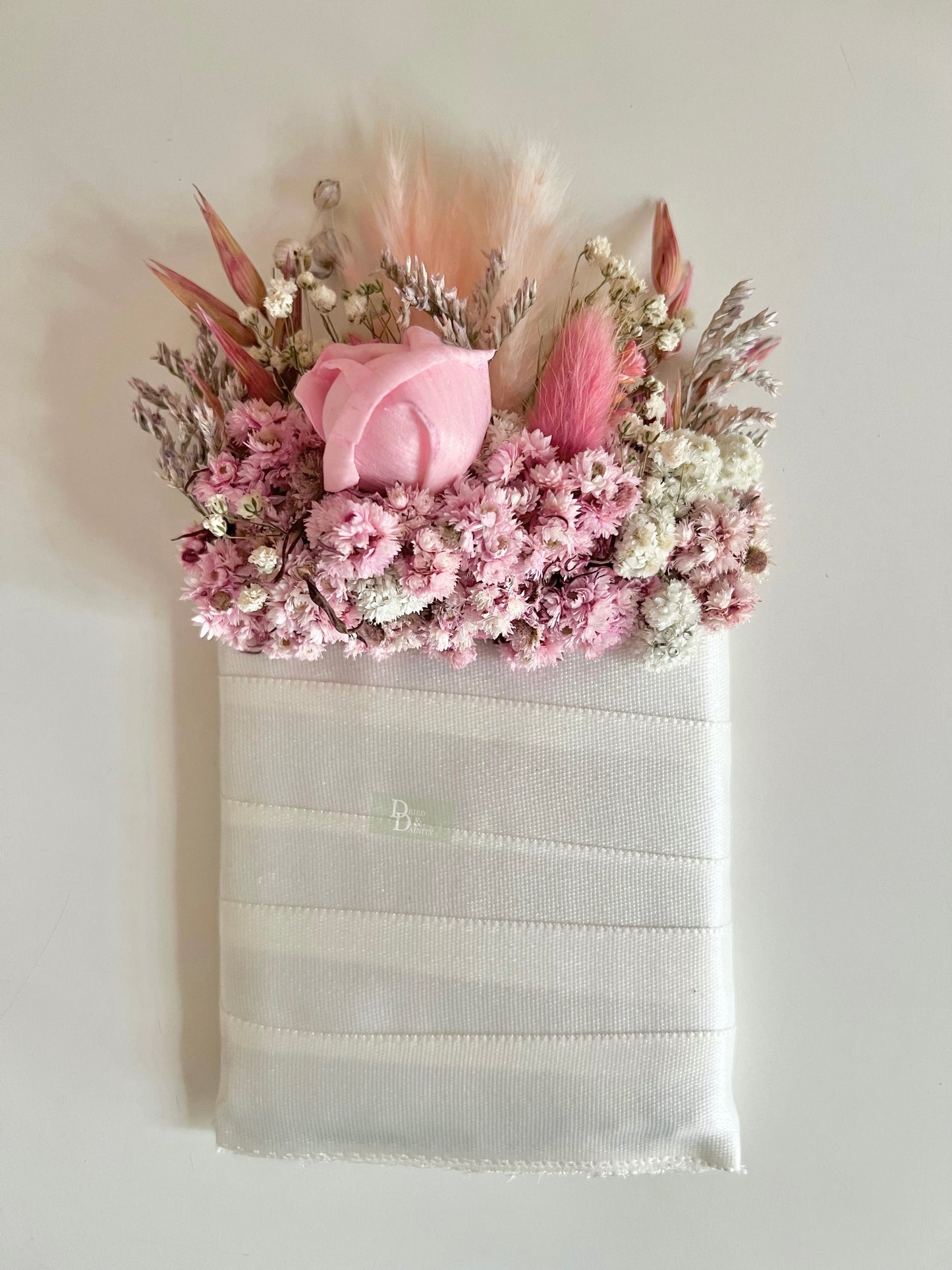 Pink Pocket Boutonniere