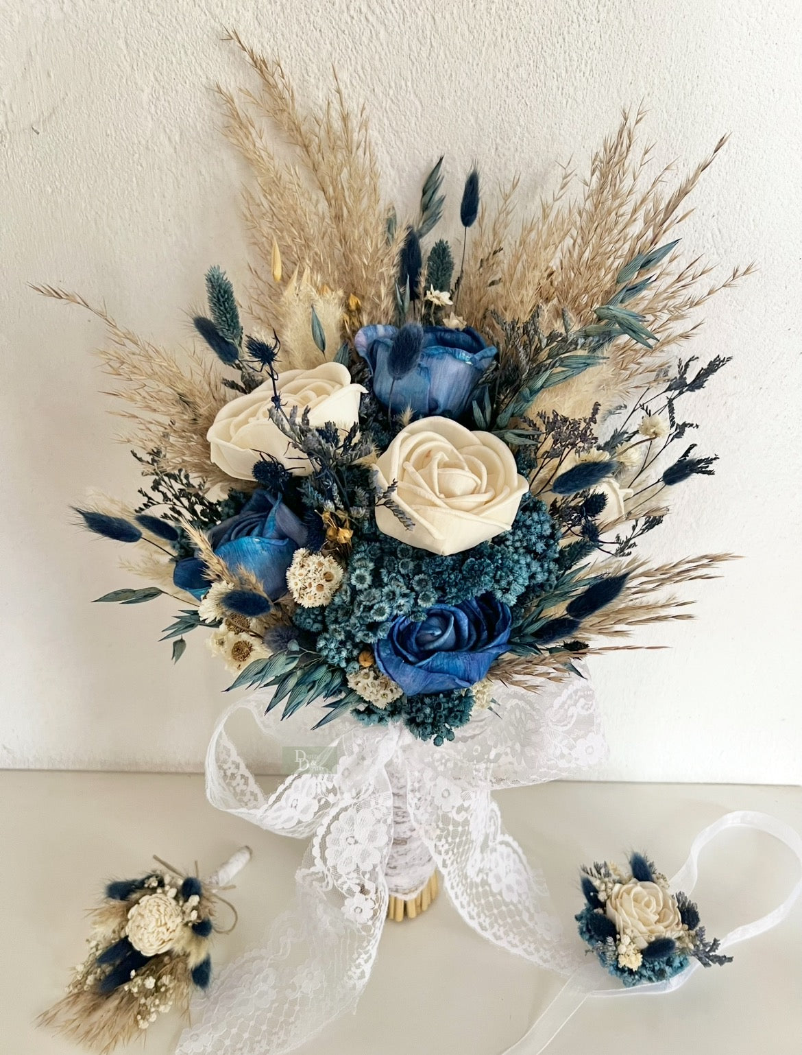 NavyBlue Bridal Bouquet