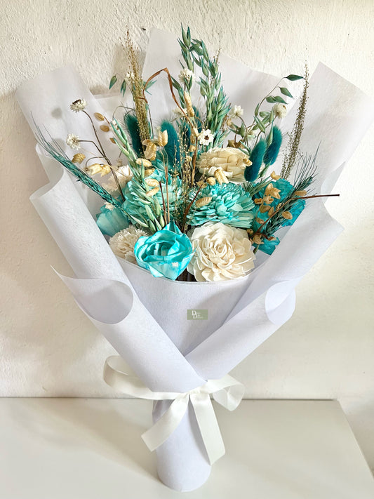Blue Haze Bouquet/Dried Flower Bouquet.