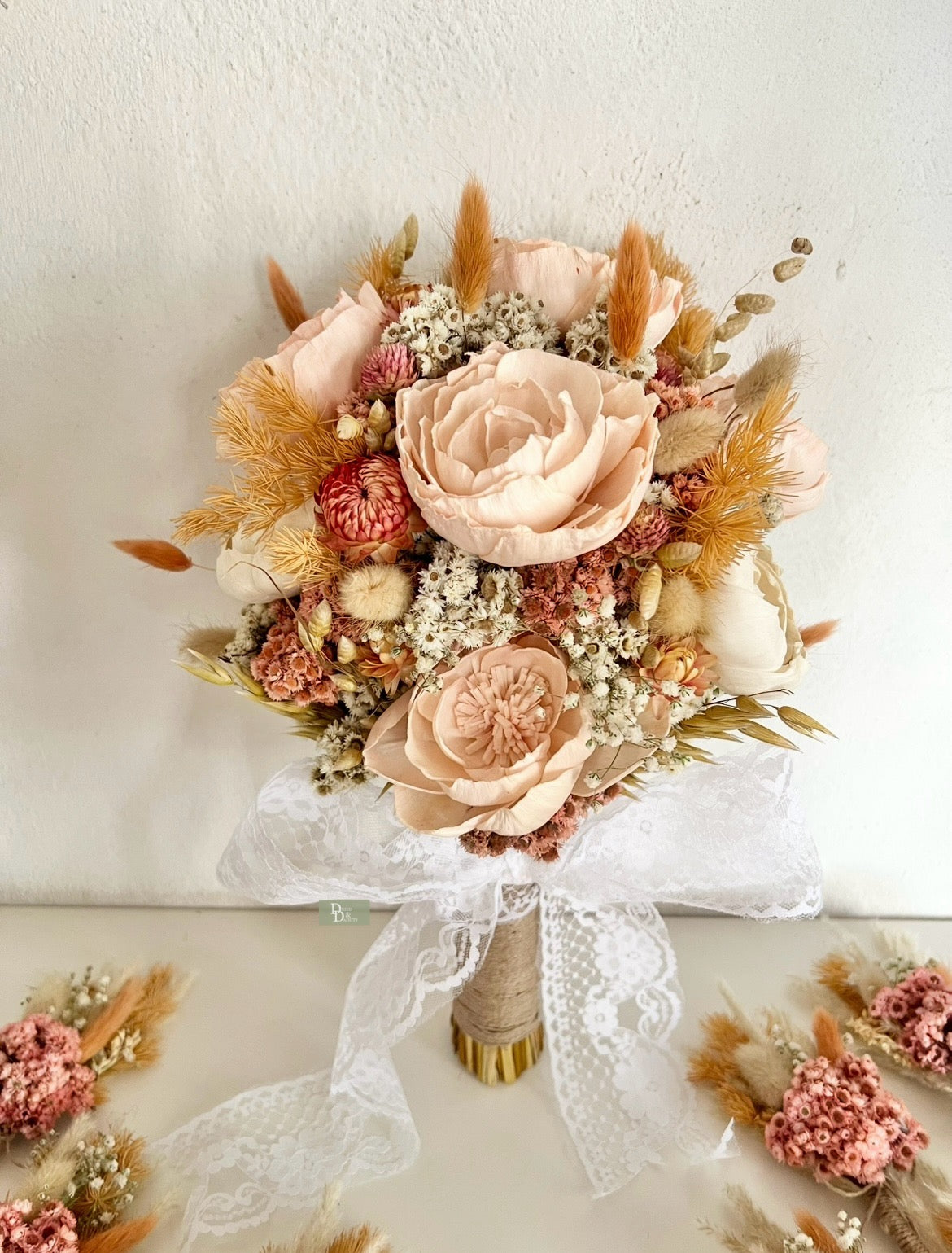 Peach Blossom Bridal Bouquet