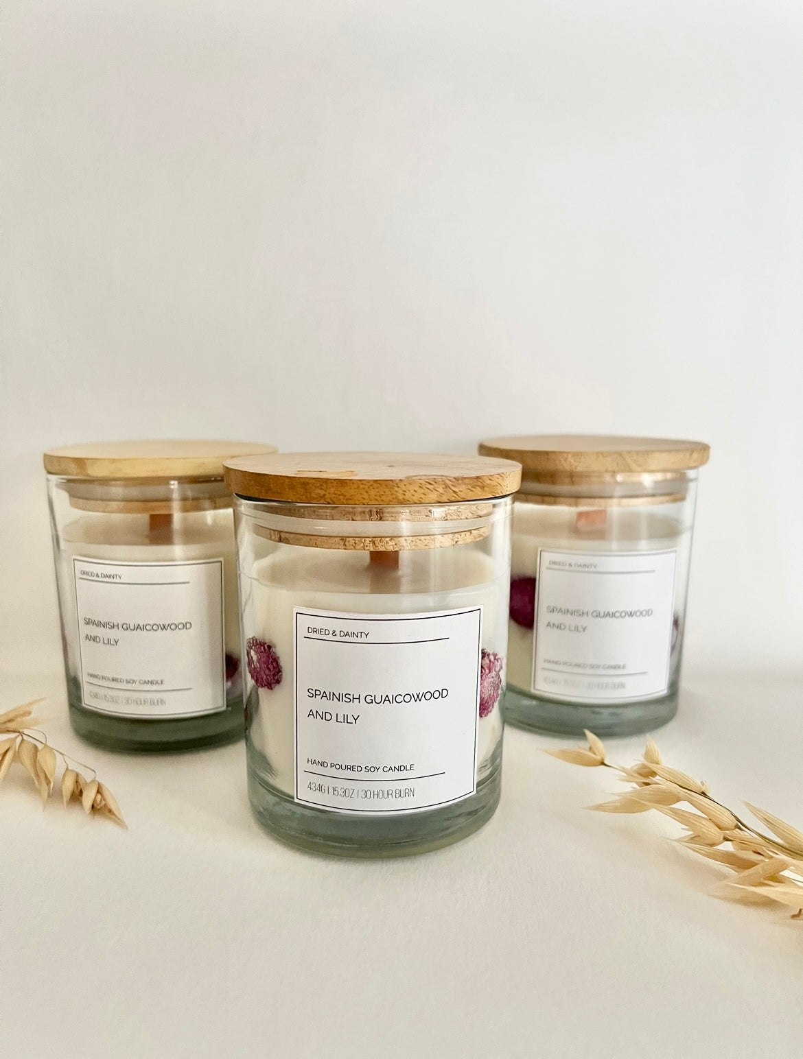 FLORAL JAR CANDLES