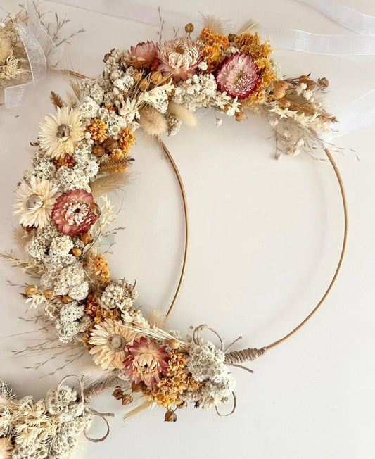 ORANGE FLORAL WREATHS