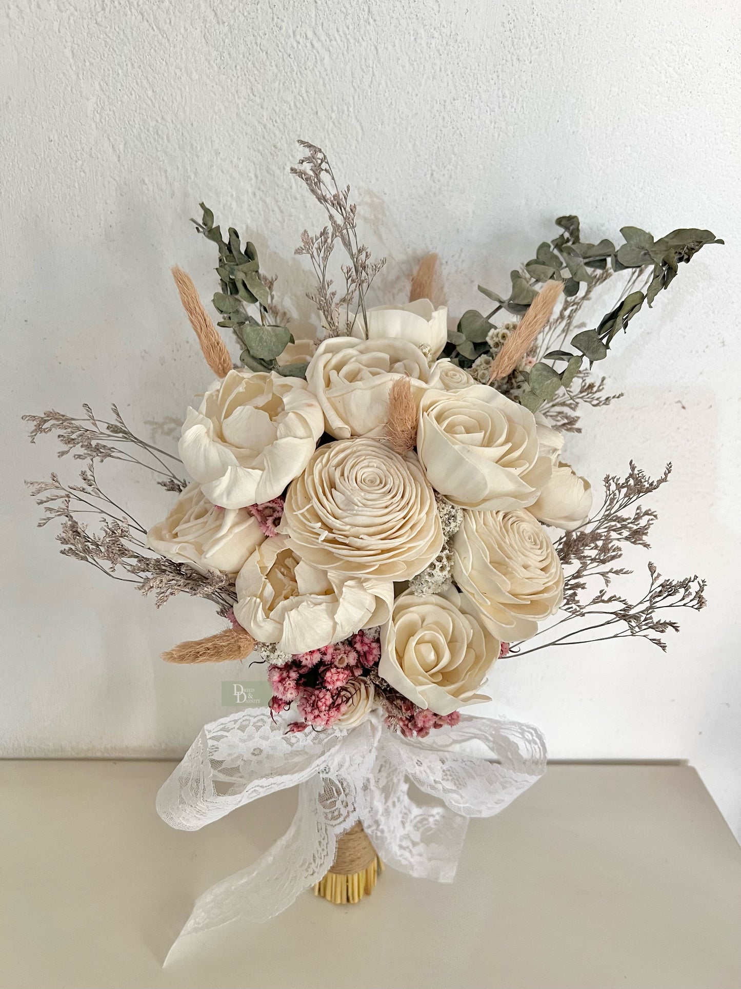 IVORY BLUSH BRIDAL BOUQUET