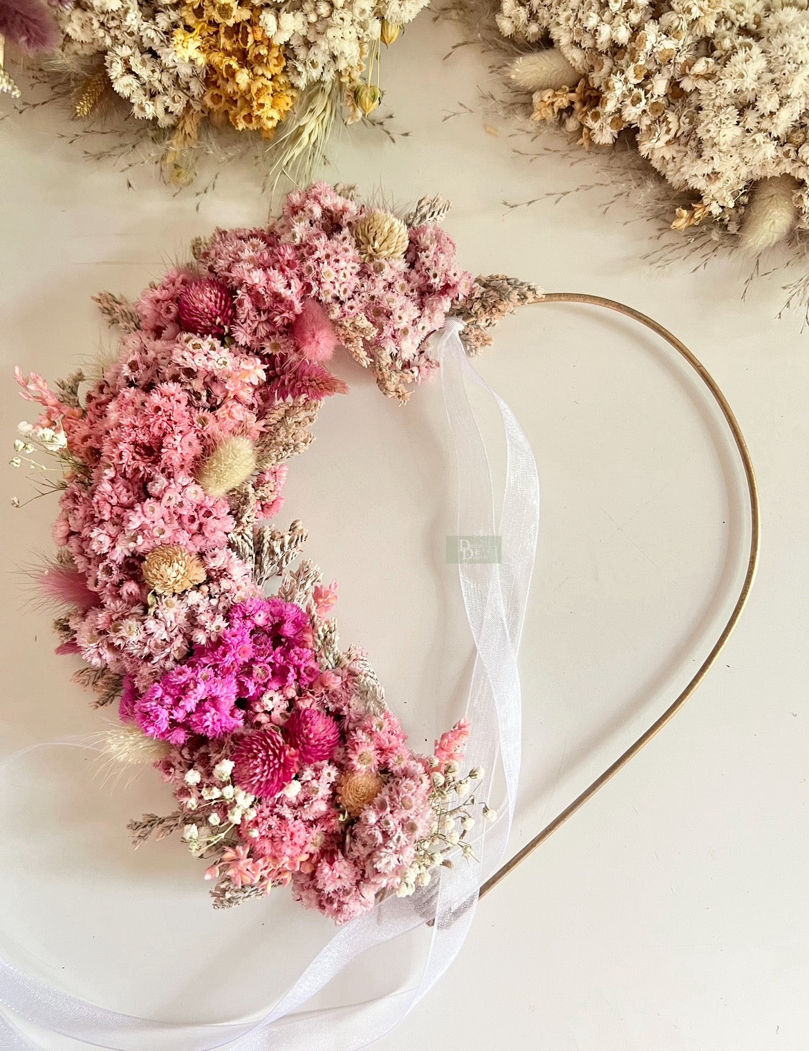 FLORAL HEART WREATH