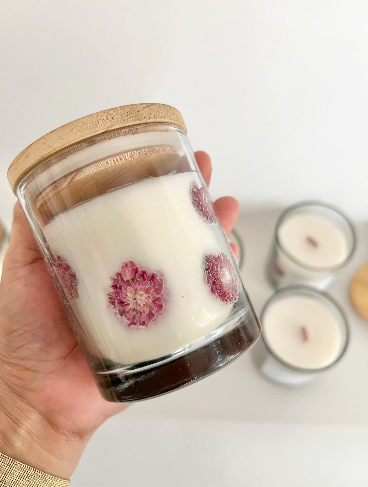 FLORAL JAR CANDLES