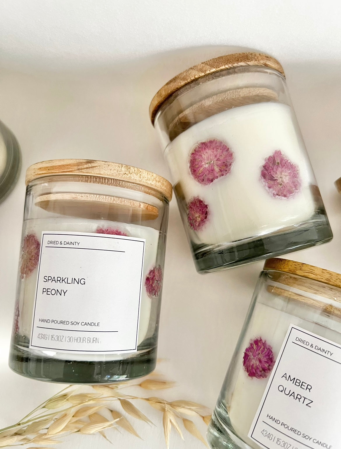 FLORAL JAR CANDLES