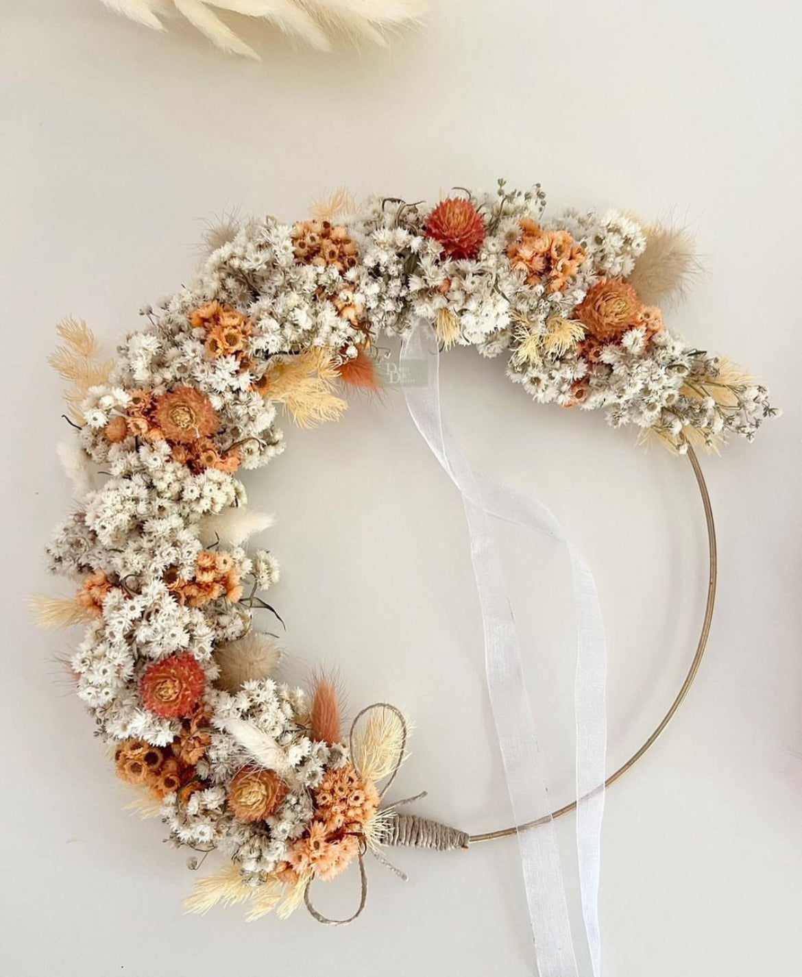 ORANGE FLORAL WREATHS