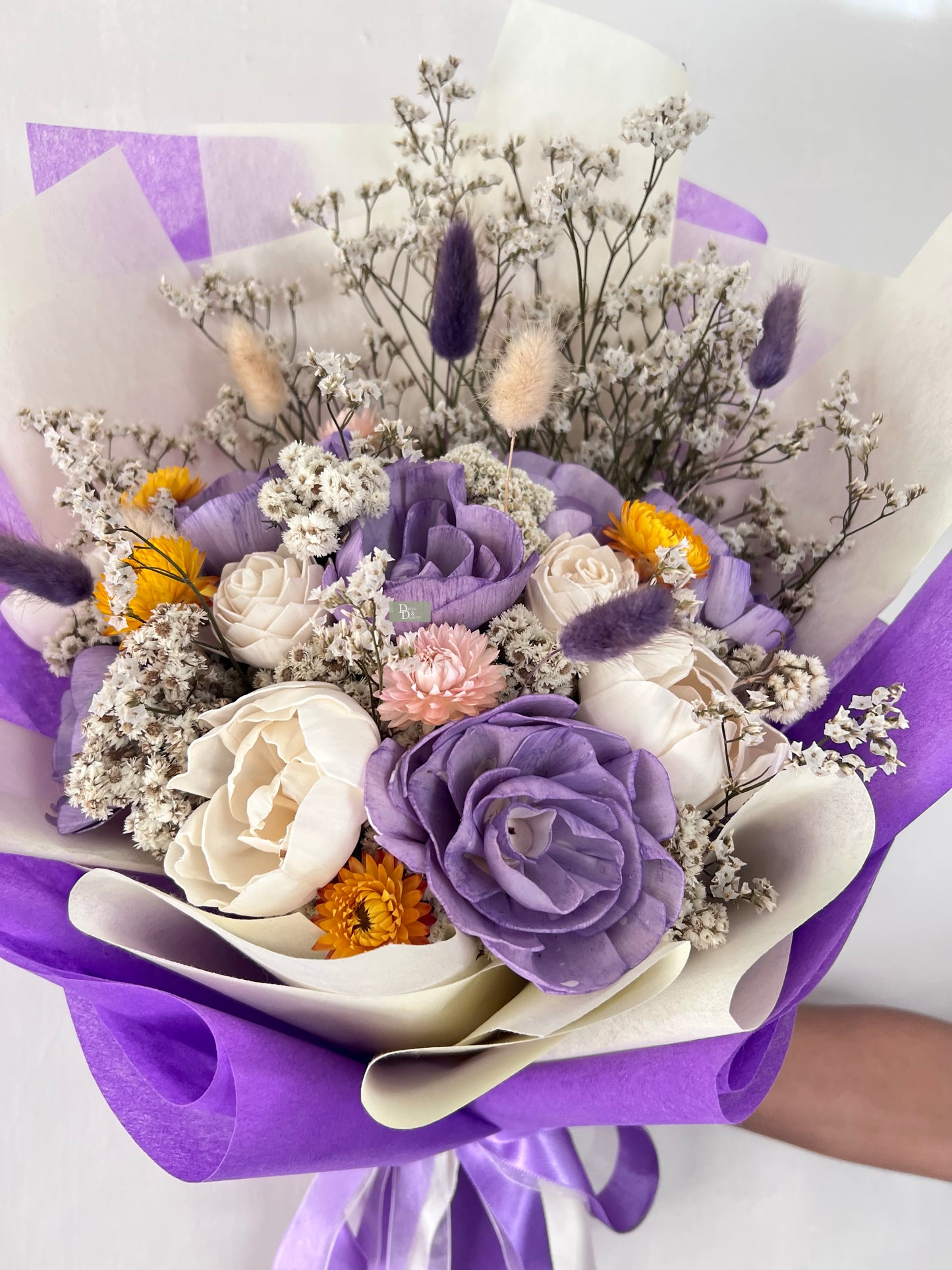 Lavender charm bouquet/Dried flower bouquet
