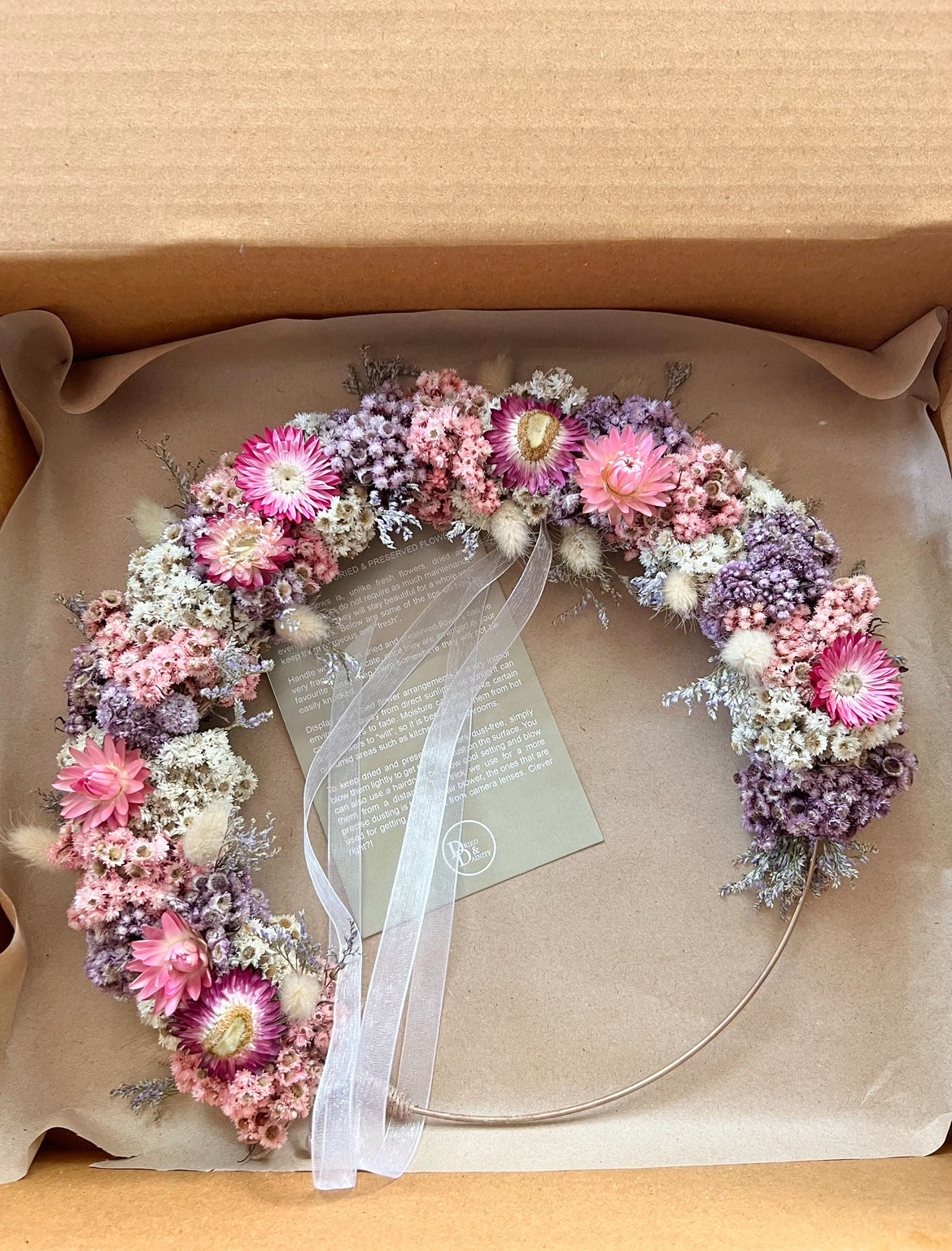 PINK PURPLE WREATH