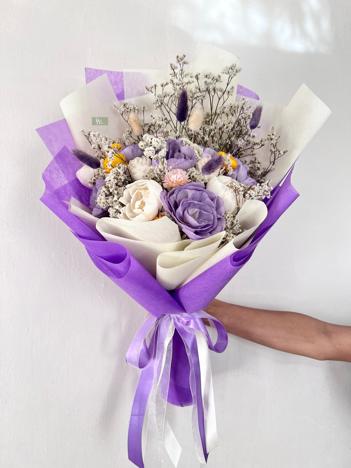 Lavender charm bouquet/Dried flower bouquet