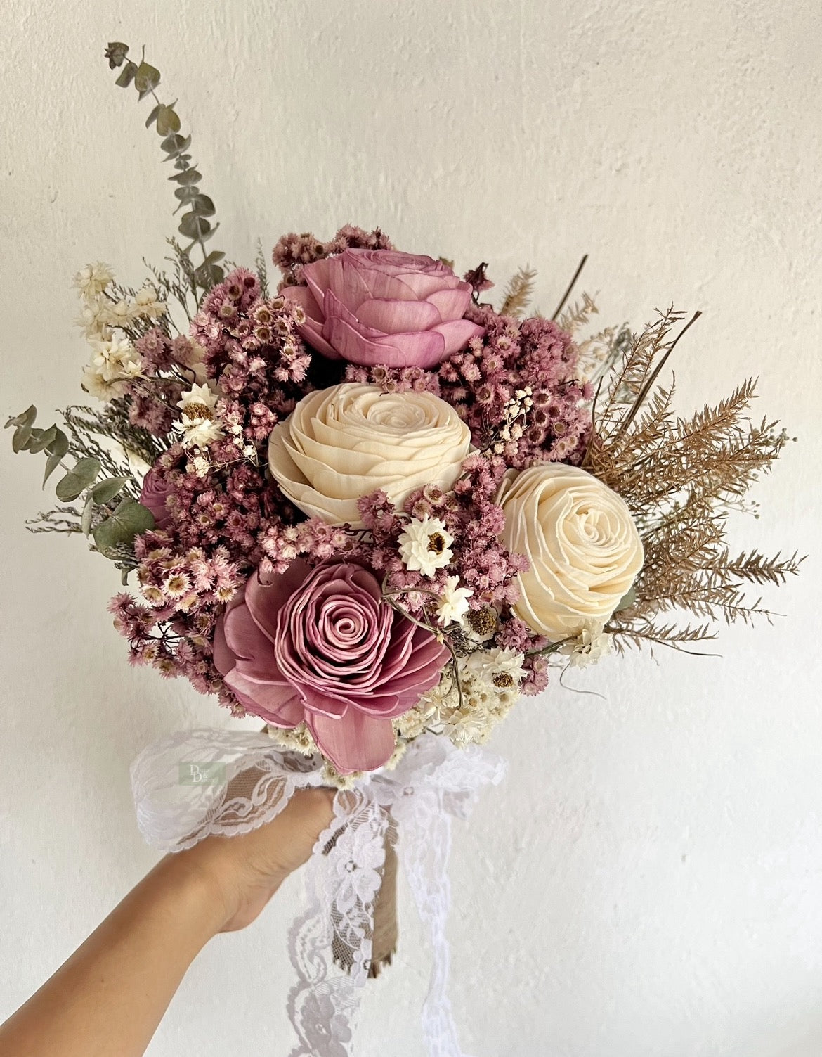 MAUVE BRIDAL BOUQUET