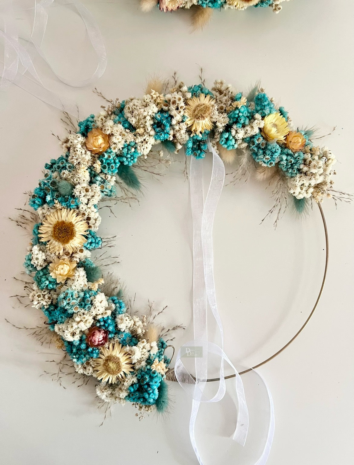 Turquoise Blue Wreath