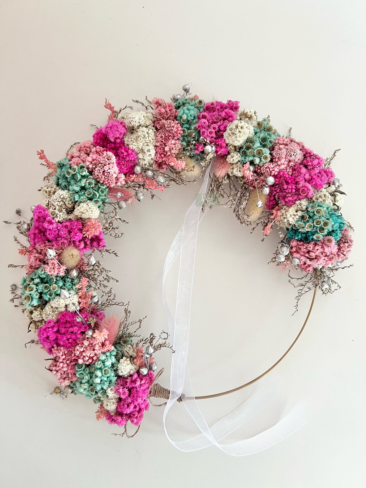 VIBRANT FLORAL WREATH