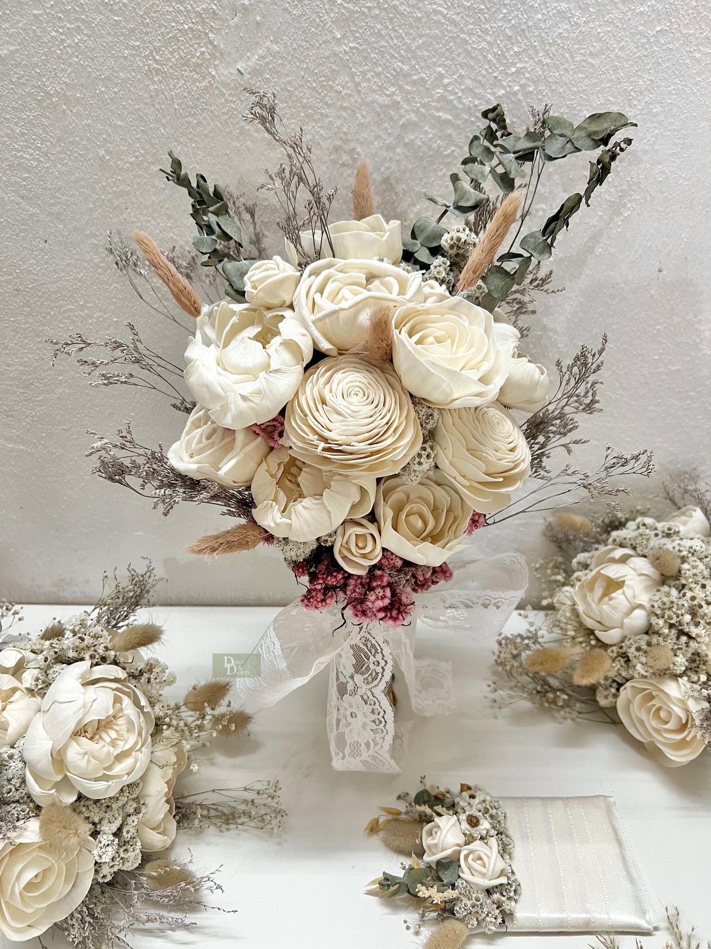 IVORY BLUSH BRIDAL BOUQUET