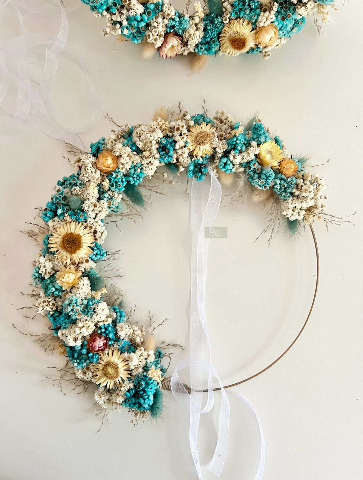 Turquoise Blue Wreath