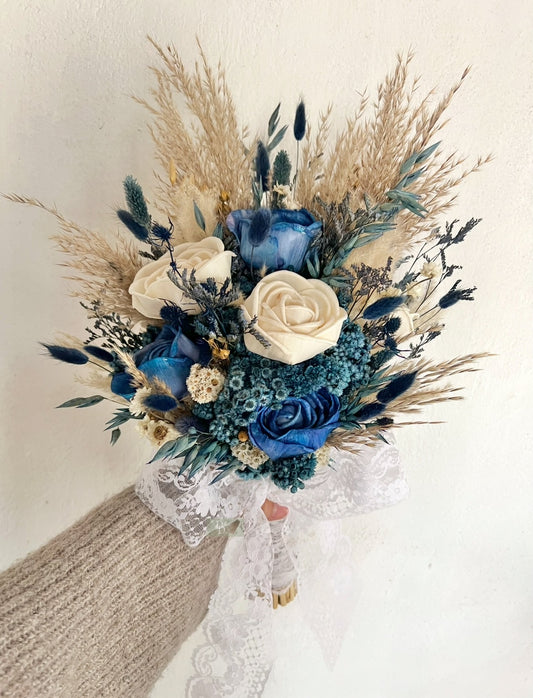 NavyBlue Bridal Bouquet