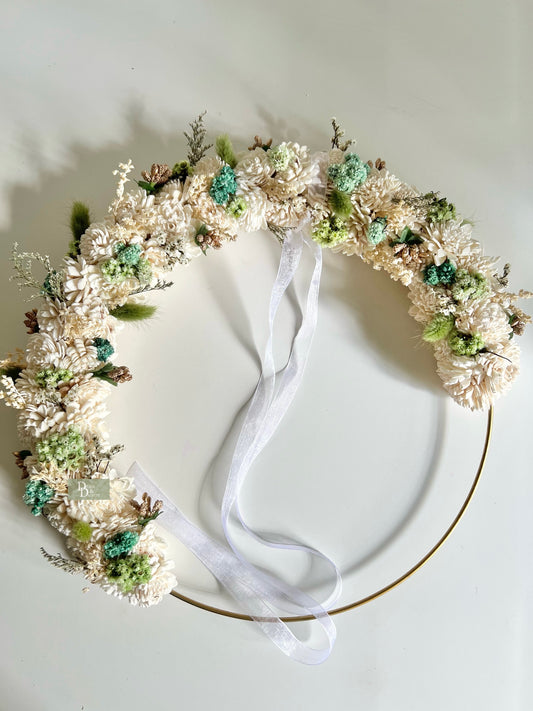 GREEN/TEAL BLUE WREATH