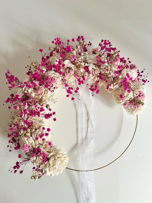 Everlasting Pink Wreath