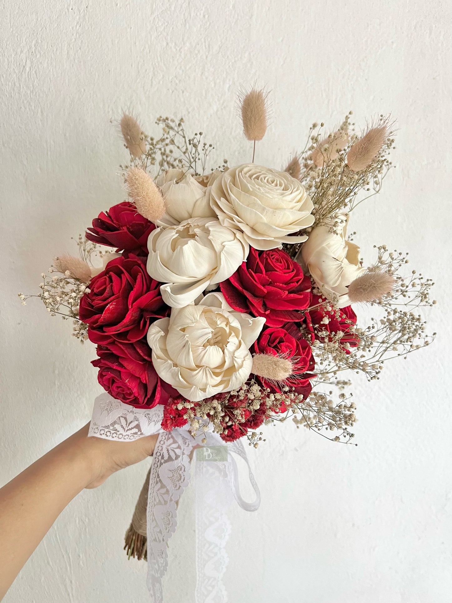 RED BRIDAL BOUQUET