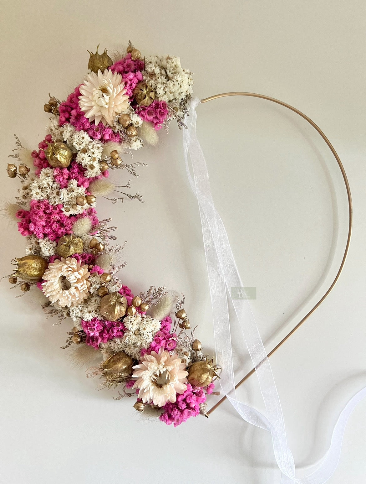 FLORAL HEART WREATH